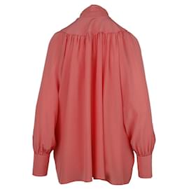 Valentino-Blusa con fiocco Valentino-Rosa