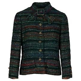 Chanel-Chanel Haute Couture Tweed Jacket-Green