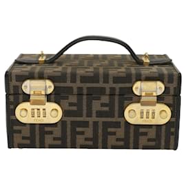 Fendi-Fendi Vanity Box Handbag-Brown