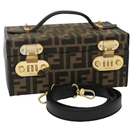 Fendi-Fendi Vanity Box Handbag-Brown