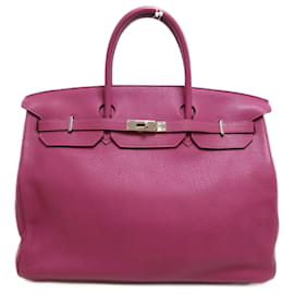 Hermès-HERMES BIRKIN 40 Tote bag-Pink