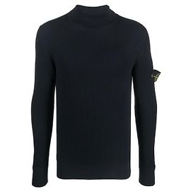 Stone Island Rollkragenpullover Marineblau Blau