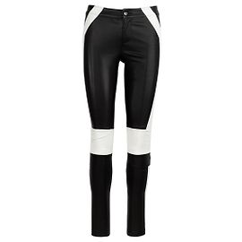 Autre Marque Ash Studio Paris Lederhose schwarz weiß Schwarz Weiß