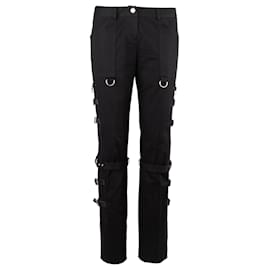 Dolce & Gabbana-Trousers With Buckles-Black