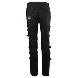 Dolce & Gabbana-Dolce & Gabbana Trousers With Buckles-Black