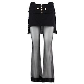 Pantaloni semi-trasparenti Givenchy Nero