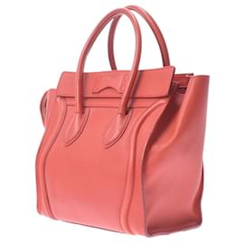 Céline-Céline Luggage Handbag-Red