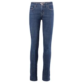 J Brand-Skinny-Fit-Jeans-Blau