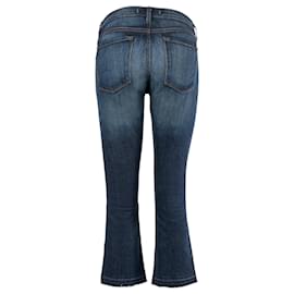 J Brand-Flare-Fit-Jeans-Blau