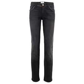 Current Elliott Current/Elliott Slim Fit Studded Jeans Black