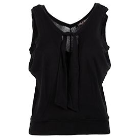 Neil Barrett Schwarzes Top Schwarz