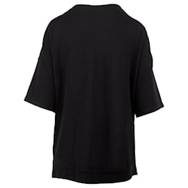 Dries Van Noten-Draped Top-Black