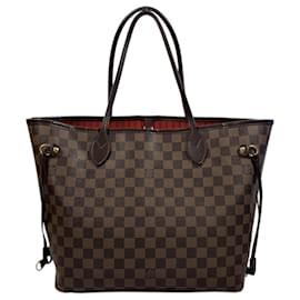 Louis Vuitton-Louis Vuitton Damier Ebene Neverfull MM with Pouch-Other