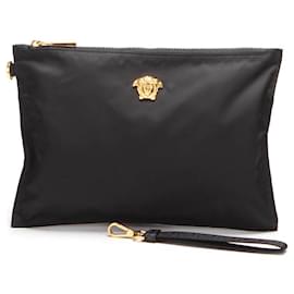 Versace-Versace Medusa Nylon Wristlet Clutch-Other
