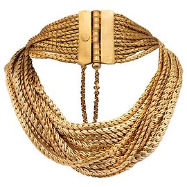 Maxi collier Gianfranco Ferré Doré