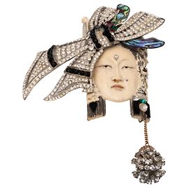 Autre Marque Orientalische Brosche Private Kollektion Mehrfarben
