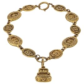 Chanel-Seal Necklace-Golden