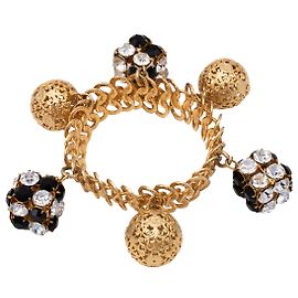 Autre Marque Pulseira de coleção particular com pingentes Dourado