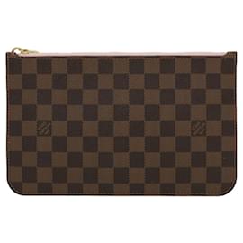 Louis Vuitton-Louis Vuitton Neverfull pouch Handbag-Brown