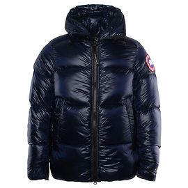 Canada Goose Jaqueta acolchoada com patch de logo Crofton Azul