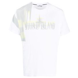 Stone Island camiseta con logo borroso Otro