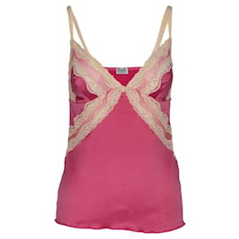 Dolce & Gabbana-Embroidered Top-Pink