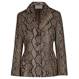 Gianfranco Ferré Python-Blazer Braun