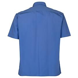 Yves Saint Laurent-Short sleeve shirt-Blue
