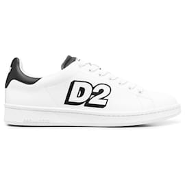 Dsquared2 Sneaker stringate basse con logo stampato Altro