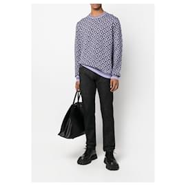 Versace-La Greca Straight-Leg Jeans-Black