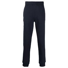 Burberry Schwarze Jogginghose mit Karomuster Blau
