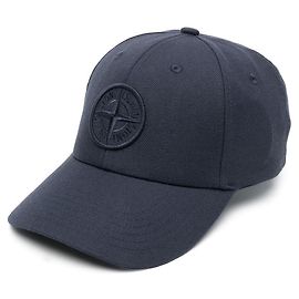 Stone Island Blue Baseball Cap Blue