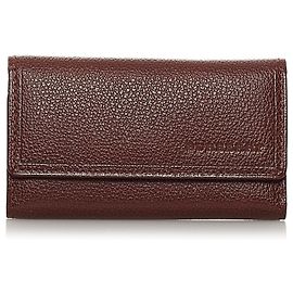 Portachiavi Burberry in pelle marrone Marrone