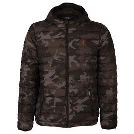 Polo Ralph Lauren Camo Down Jacket Grey