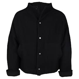 Autre Marque Barbara Alan Wool Bomber Jacket Black