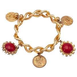 Autre Marque Coleção Pulseira Privée Com Charms Vermelhos Vermelho