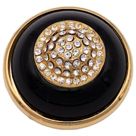 Autre Marque-Jewelled Brooch-Golden