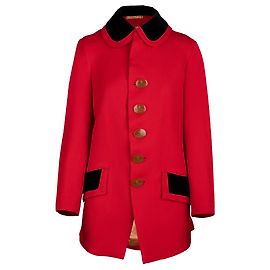 Vivienne Westwood Red Wool Coat Red