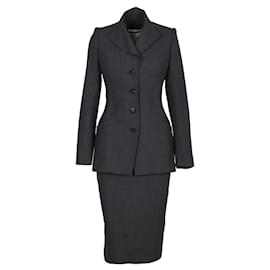 Vivienne Westwood-Vivienne Westwood Peg Skirt Suit-Grey