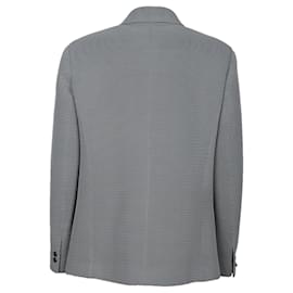 Autre Marque-Airnet Grey Textured Jacket-Brown