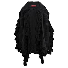 Autre Marque-Manteau en tricot-Noir