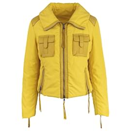 Autre Marque Collection Privée Yellow Down Jacket Yellow