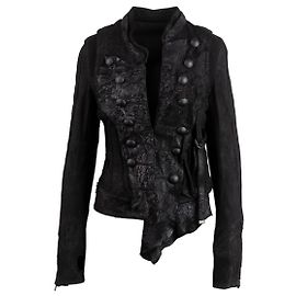 Autre Marque Maniac Corp Asymmetrical Jacket Black