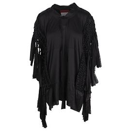 Autre Marque Camiseta con flecos Diliborio Negro
