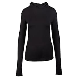 Autre Marque Monochromer schwarzer Kapuzenpullover '10S Schwarz