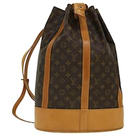 Louis Vuitton-LOUIS VUITTON Monogram Randonnee GM bolsa de ombro M42244 Autenticação de LV 32547-Outro