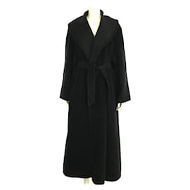 Fendi-*FENDI / Fendi | Vintage neiman marcus Bespoke / Mohair Fur Oversized Coat | 44 | Black | Ladies-Black