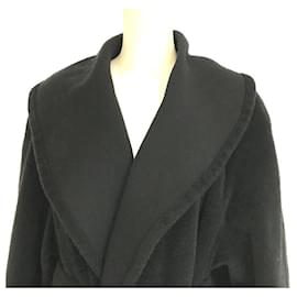 Fendi-*FENDI / Fendi | Vintage neiman marcus Bespoke / Mohair Fur Oversized Coat | 44 | Black | Ladies-Black