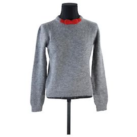 Red Valentino Pullover/Strickjacke Rot Valentino 36 Grau