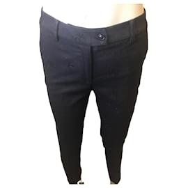 Autre Marque Sequin pattern slim pants Size 32 Metradamo Dark purple